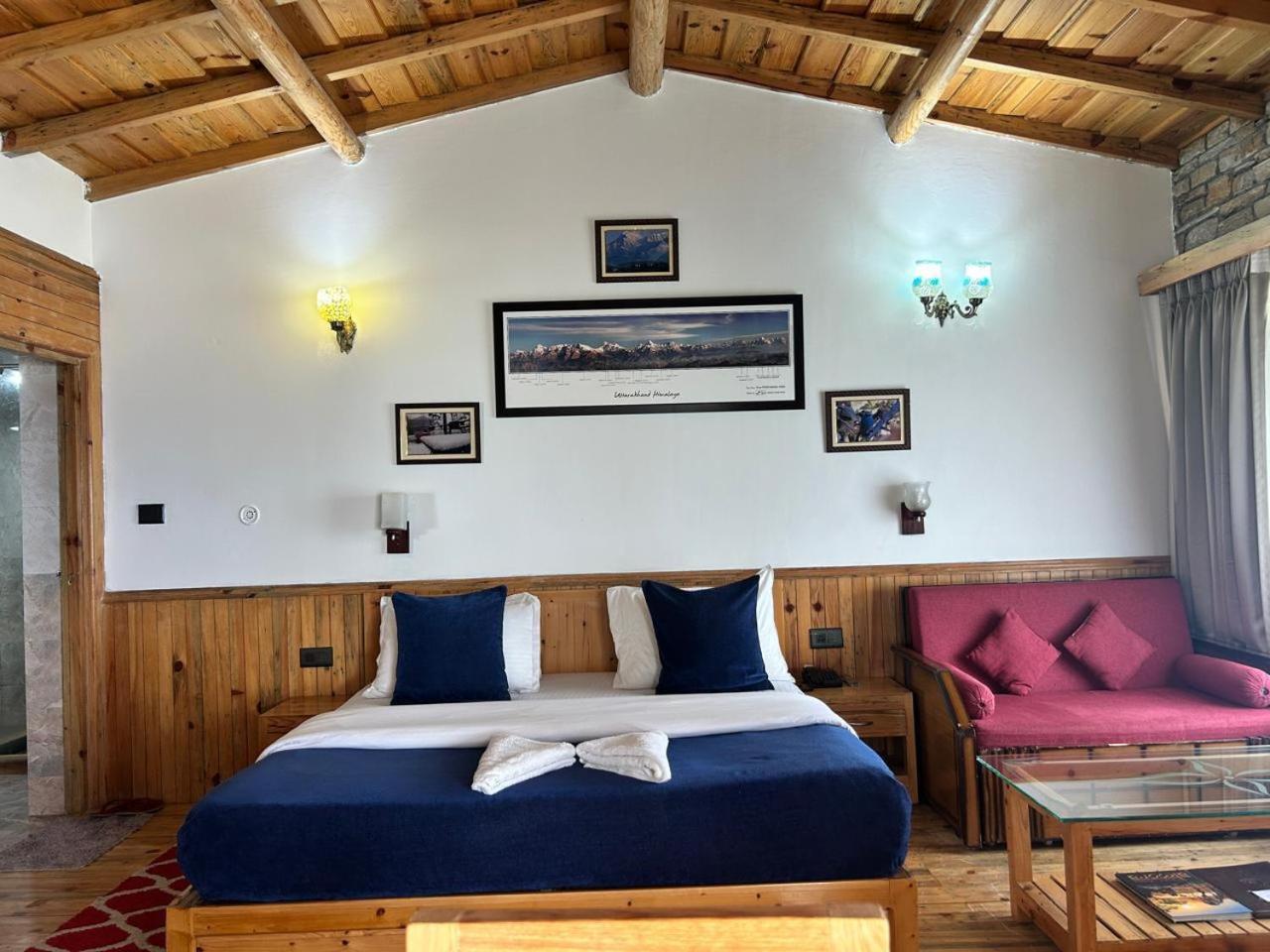 Kasar Himalaya Holiday Resort, Binsar Rd 阿尔莫拉 外观 照片